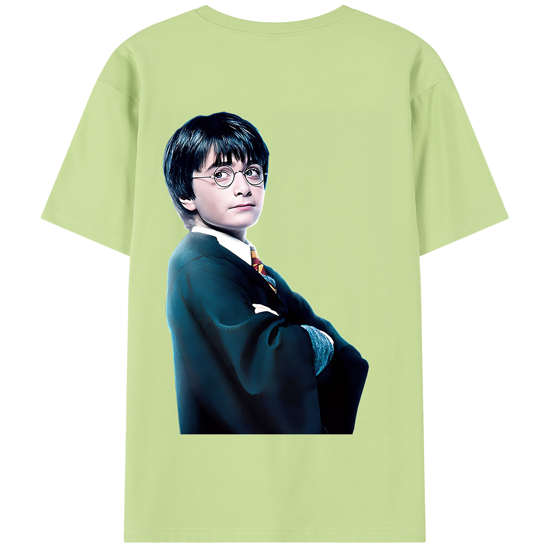 （画像用） Harry Potter ハリー・ポッターシリーズ 綿100％半袖Tシャツ（背面プリント）